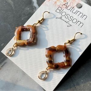 Moroccan Square Earrings